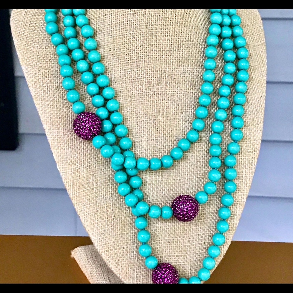 SOLD Heidi Daus Delightful Crystal Toggle Necklace